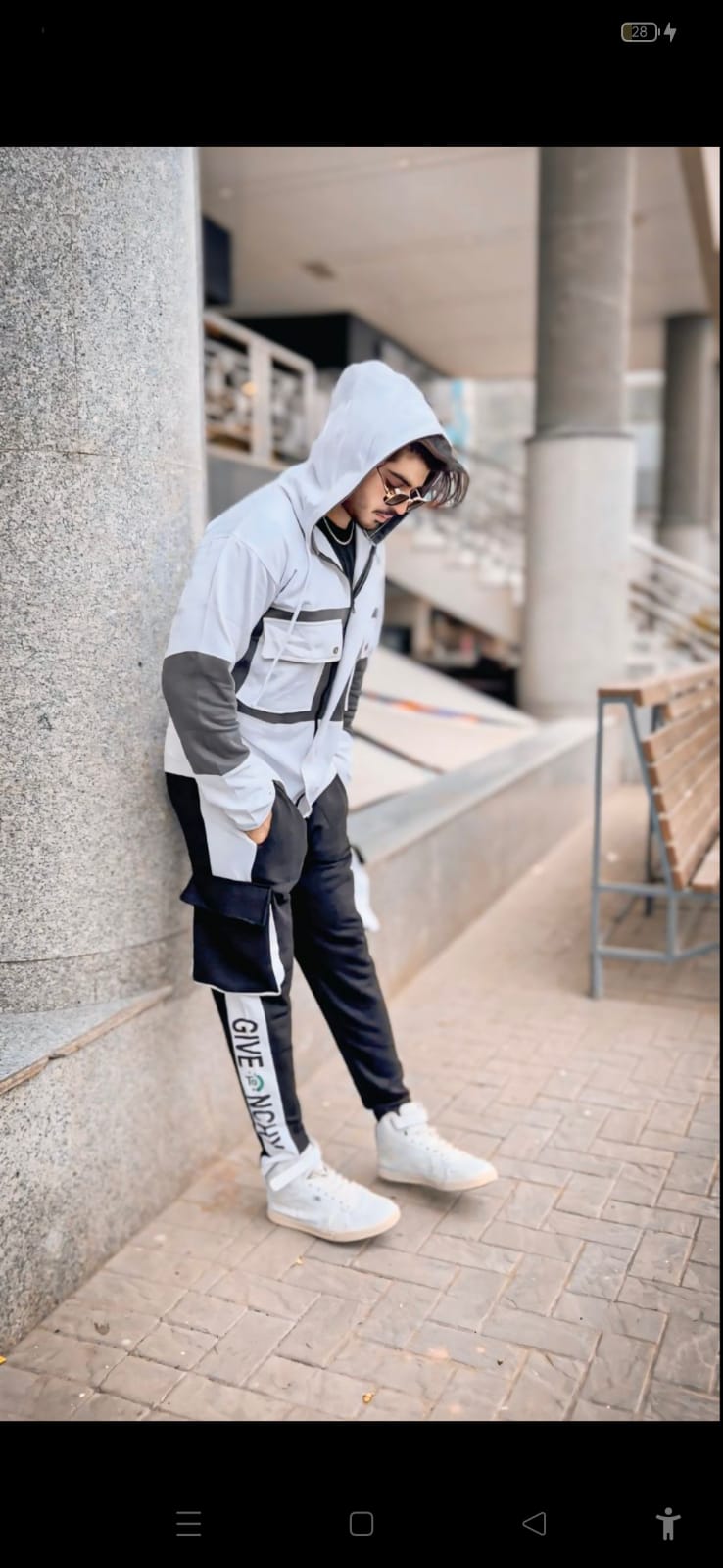 Men’s Fleece Cargo Track Suit – 2 Piece Stylish & Comfortable Set