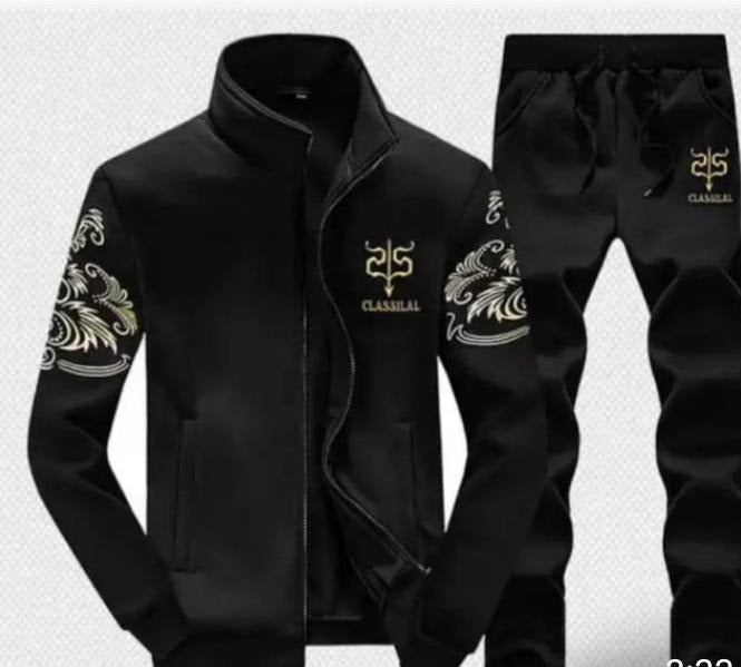 Classical Track Suit for Men – Fleece 2 Piece Set